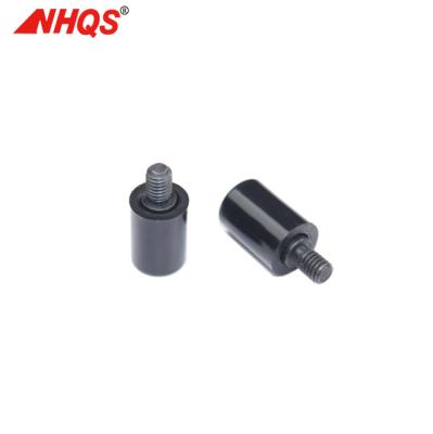 China Machinery Parts NHQS Nylon Black Outer Thread / Rotary Handle Mini Small Small Internal Rotary Thread Handle for sale