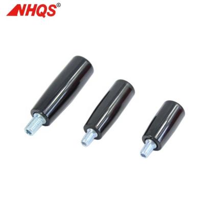 China NHQS Machinery Parts Black Handle Belt Inner Hexagonal Hole Steel Galvanized Revolving Handle Revolving Handle for sale