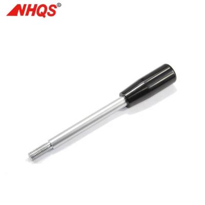 China Industrial Automation NHQS QS0801.28A-YB Matte Chrome Plated Bakelite Handle + Carbon Steel Lever Handle for sale