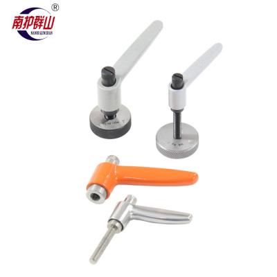 China Stainless Clamp Push Button Automation Equipment NHQS And S45C Spot Support Lever for sale