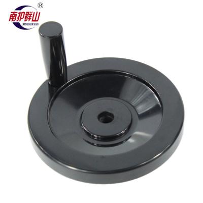 China NHQS PHLM PF Solid Solid Disc Handwheels With Turning Handle For Mechanical Equipment for sale