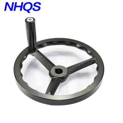 China Spoked NHQS Cast Iron HT200 Spoked Handwheel For Machinery Tools for sale