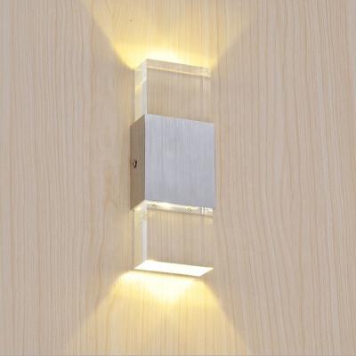 China 2W 170*60*30mm Modern Minimalist Crystal Indoor LED Wall Lamp Modern LED Wall Sconce Led Modern Wall Lamp for sale