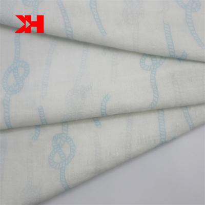 China High Quality Kahn Organic Bamboo Muslin Square Double Gauze 100% Cotton Fabric for sale