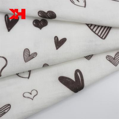 China Kahn Organic Double Gauze Bamboo Muslin Printed Cotton Fabric for sale