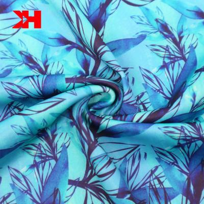 China Custom Hawaiian Recycled Stretch Kahn Print Swimwear Fabric Print Logo for sale