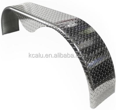 China Aluminum Construction 5 Bar Tread Plate Trailer Fenders for sale