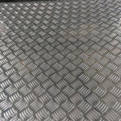 China Checkered Aluminum Plates Sheets 1060 H24 Big Five Bar 1.35mm 1220*2440mm for sale