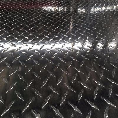 China Industry 1060 Diamond H24 1.25mm Embossed Aluminum Plate Sheet for sale