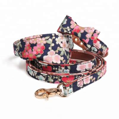 China Free Sample Viable Dog Collar Fashion Adjustable Dog Collar And Leash for sale