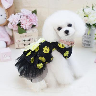 China High Quality Viable Dog Clothing Korean Pet Dress Summer Clothes Roupas Cachorro for sale