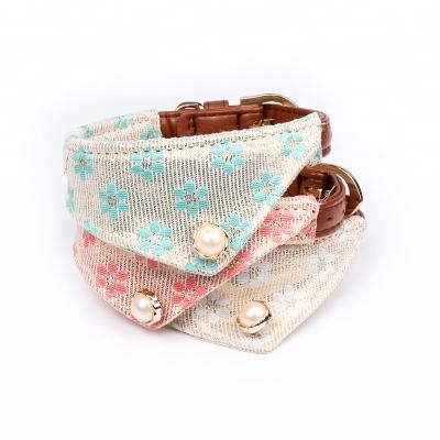 China Hot Viable Triangle Bandana Collar Premium Sell Dog Collar Cute Pet Collars Leashes For Dog for sale