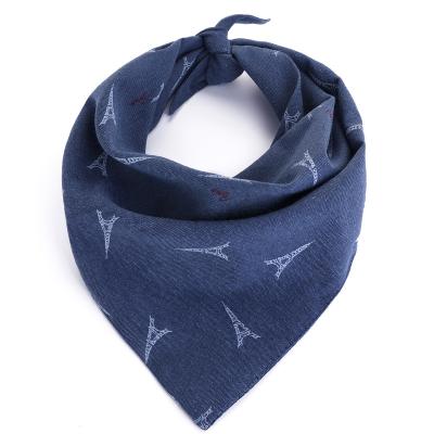 China Viable New Product Pet Accessories Stain Pet Saliva Towel Dog Scarf Triangle Dog Bandana for sale