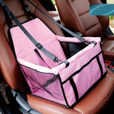 China Viable Dog Seat Car Carrier Bag Waterproof Mesh Hanging Bags Dog Seat Basket Safety Dog Moving Carrier for sale