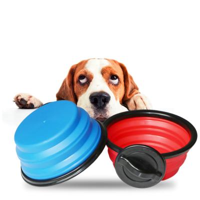 China Collapsible Collapsible Collapsible Food Bowl Kennel Feeder Water Crate Dog Bowl Collapsible Pet Bowl for sale