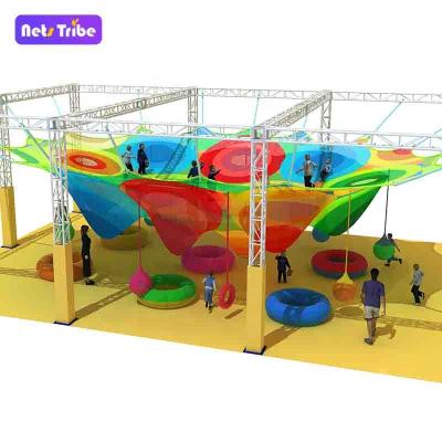 China Hot Selling Unpowered Amusement Kids Indoor And Outdoor Toddler Playground, Amusement Park Products With Climbing Nets for sale