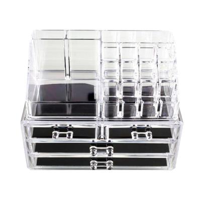 China Cosmetic Makeup Organizer -16 Slot Box Drawer Storage Organizers Sustainable For Make Up for sale