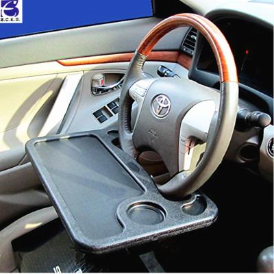 China Durable Car Steering Wheel Tray Laptop Holder Table Desk for sale