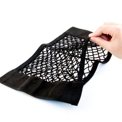 China Cargo Accessory Trunk Used Car Netting Elastic Luggage Storage Net for sale