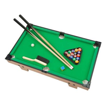 China Indoor Games Play Billiards Mini Snooker Game Set - Balls, Mini Pool Table Premium Tabletop Cues, and Stretch Pool, Sports Bank Shooting Family Game for sale