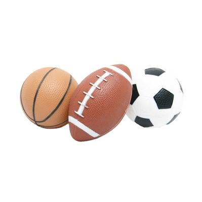 China Funny Kids Toys PU Foam Sponge Sports Basketball Baseball Football Toys For Kids Anti Stress Release Pressure Toys for sale