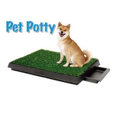 China Hot Selling Dog Grass Viable Tray Household Indoor Dog Toilet Potty Pad Puppy Training Pet Toilet Mat Toilet for sale