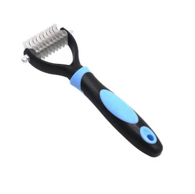 China 2021 Viable Hot Sale Pet Amazon Combs Double Sided Pet Cat Dog Brush for sale