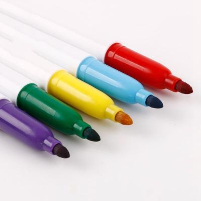 China Bright Colors Dry To Erase White Board Markers - Low Odor, Chisel Tip - 8 Pack, Assorted Colors for sale