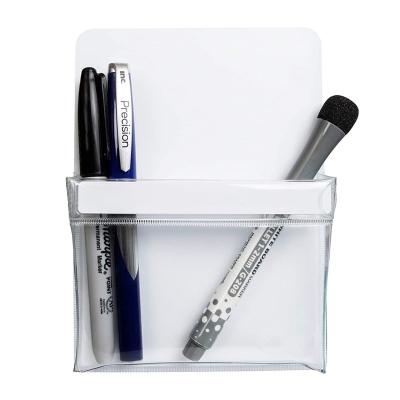 China Eco-Friendly Magnetic Pen Holder For Fridge With Strong Magnetic Back - Dry Erase Marker Holder Ideal For Whiteboard, Fridge for sale