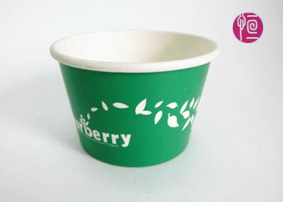 China 8oz Disposable Ice Cream Cups For Yogurt With Lid , Disposable Ice Cream Bowls for sale