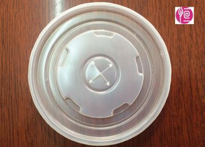 China 22oz PS Beschikbare Plastic Dekselsdiameter 90mm met Gat/Gediplomeerd SGS Te koop