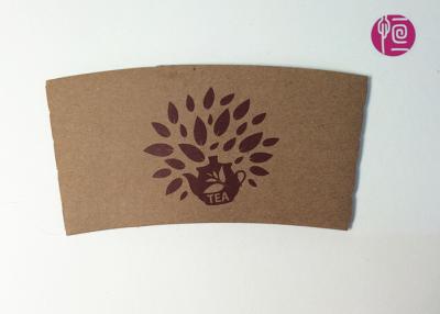 China Custom Cup Sleeve 12oz Double Wall  Kraft Paper SGS Certificated for sale