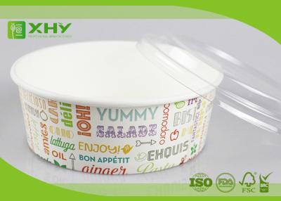 China Kein Papier-Salat-Schüssel-Nahrungsmittelgrad FDA des Leck-1000ML u. FSC- u. BRC- u. ISO-Bescheinigung zu verkaufen