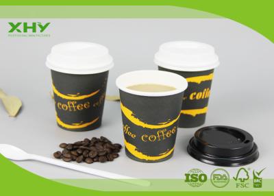 China Disposable Coffee Cups Take away Coffee Cups Hot Drink Paper Cups with Lids for sale