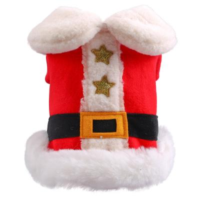 China Sustainable Christmas Dog Clothes New Year Puppy Costume Cotton Pet Apparel For Small Medium Dogs Invest Shirt Pet for sale