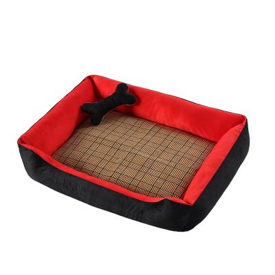 China New Breathable Dog Bed Kennel Puppy Sofa Cat Bed Pet House Winter Plush Beds Cushion For Small Breeds Dogs for sale