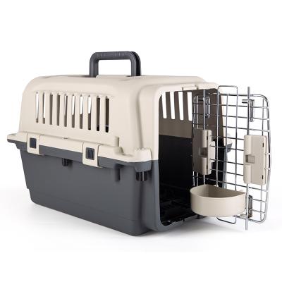 China Fashion Pet Box Pet Out of Cage Cat Cage Portable Large Space Universal Removable Air Covered Wagon Dog Cage for sale