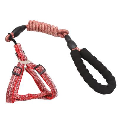 China Dog Harness Small Medium Dog Lead Leashes Stocked Walking Chest Strap Dogs Working Vest for sale