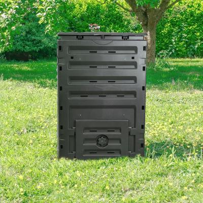 China Durable Plastic Garden Decoration 500L Composting Bin Recycle Garden Composting Bin for sale