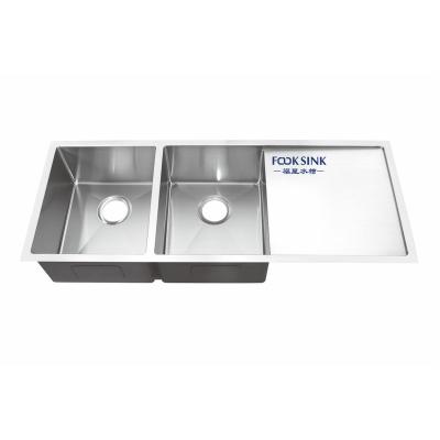 China Without Faucet China Suppliers Gauge Topmount Stainless Steel Utility Kitchen Sink 16/18 With Drain Panel for sale