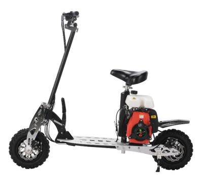 China High Tensile Steel 49cc 2 Stroke Gas Scooter for sale