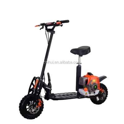 China New Design 49CC Engine High Quality Rubber Chihui Gas Scooter For Adults CE Certificate 2 Wheels for sale