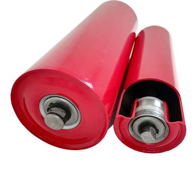 China Belt Conveyor Rubber Idler Roller Building Material order 