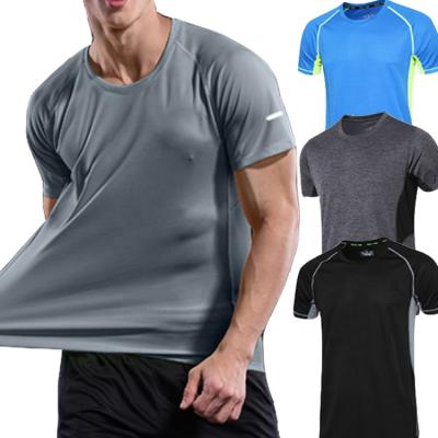 China Custom Printed Anti-Wrinkle Breathable Sport Shirt For Men's T-shirt 100% Polyester Oversized T-shirt for sale