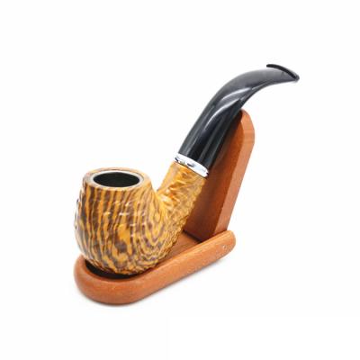 China Wholesale Briar Wood Color Tobacco Smoking Pipe Top Quality Design Smoking Pipe for sale