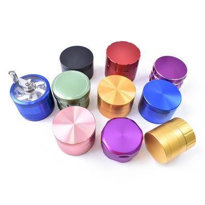 China Multi Design Deluxe Herb Grinder Matte Spice Tobacco Grinder 40MM Aluminum Grinder Large 50MM 55MM 63MM for sale