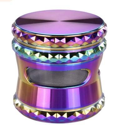 China 2021 Clean Easy New Wholesale Herb Grinder Colorful Rainbow Crusher Herb Grinder for sale