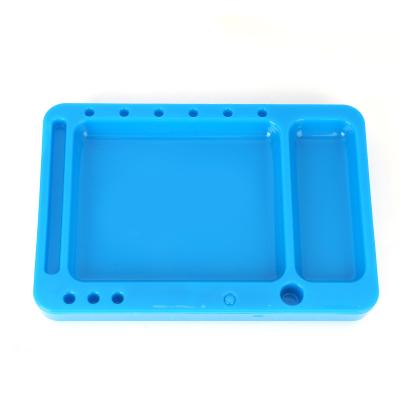 China Plastic Rolling Led Tray Led Glow Rolling Tray Logo Plate Custom New Version Glow for sale