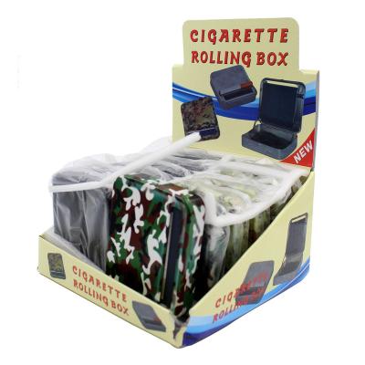 China High Quality Camouflage Color Metal Tin Tobacco Rolling Box Tobacco Box for sale