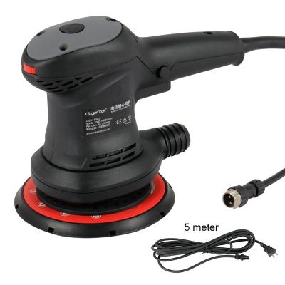 China Car body wood floor wall 6 Inch 150mm Power Sander Random Orbital Central Vacuum for Car Various Speed Machine for sale